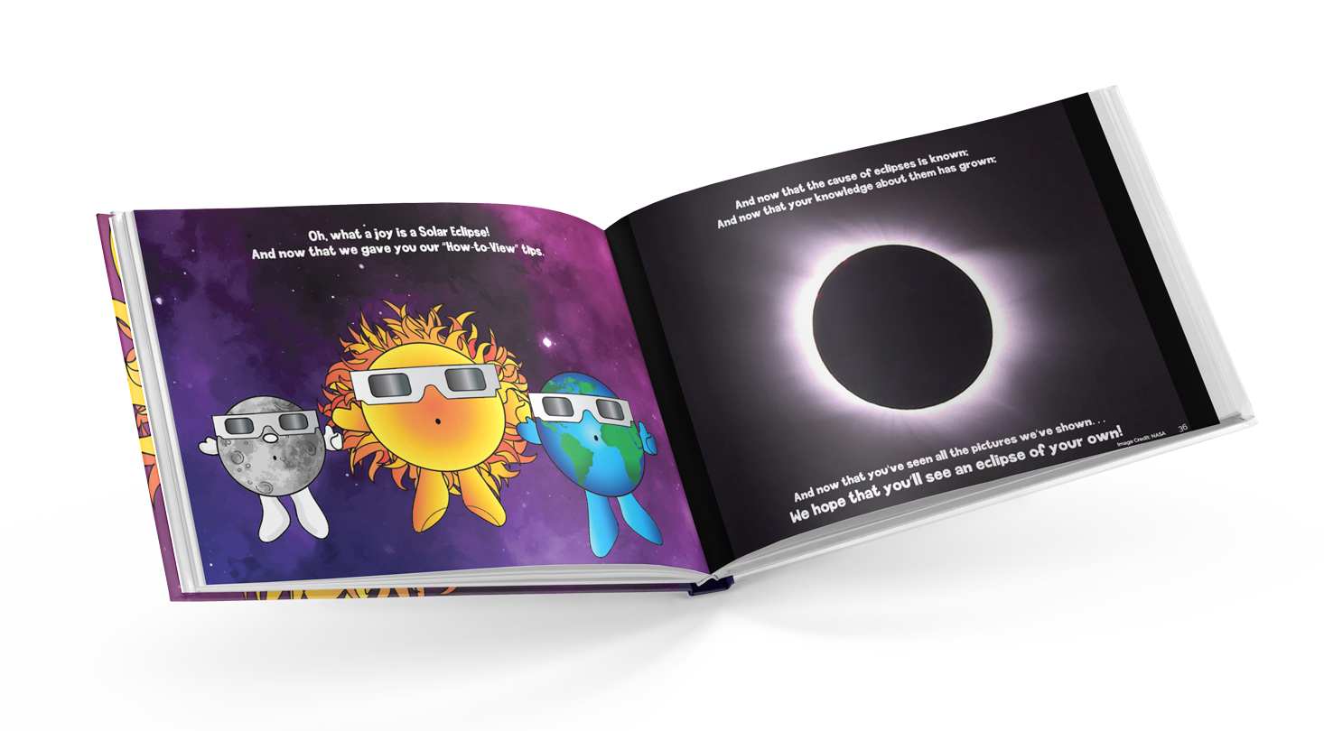 solar eclipse book inside page