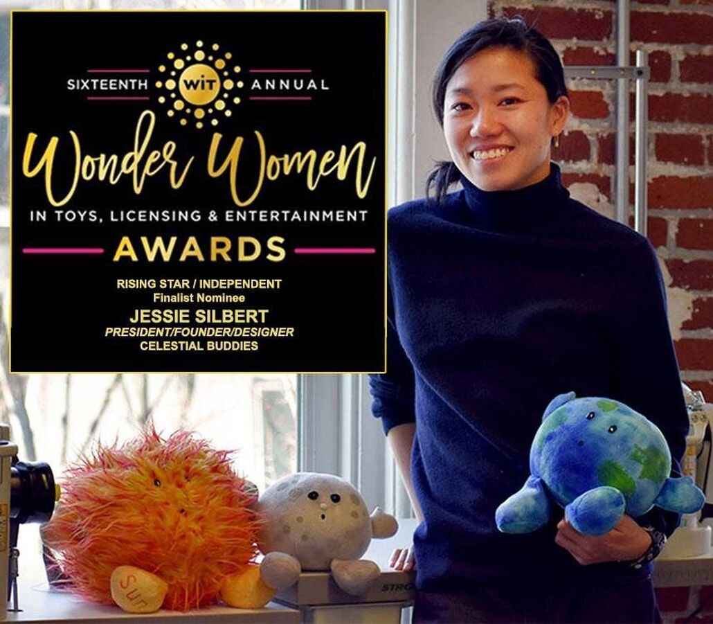 Celestial Buddies President and Designer Jessie Silbert named Finalist for 2020 Women in Toys "Wonder Woman" Award