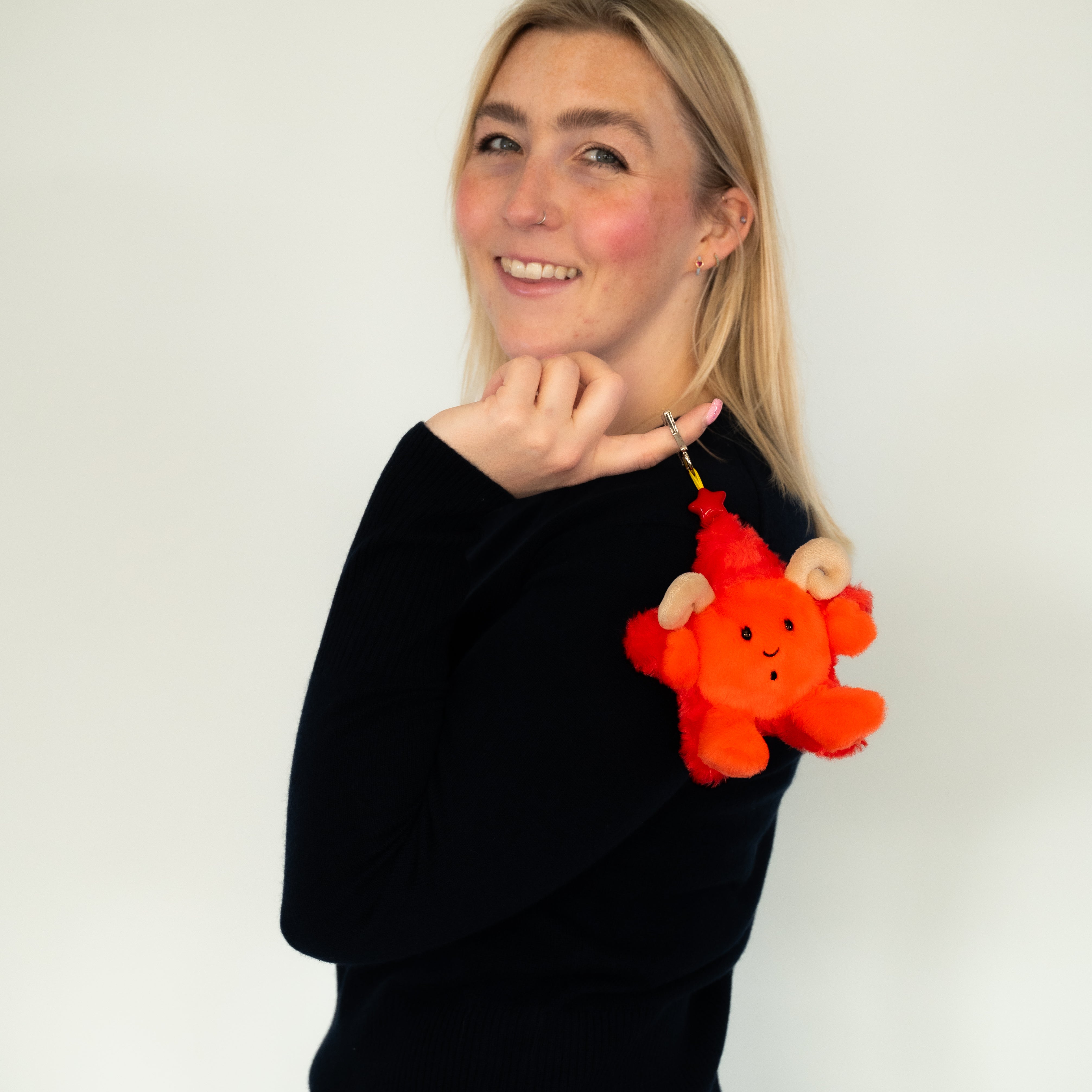 Aries Zodiac Plush Bag Charm | Lucky Stars Hamal