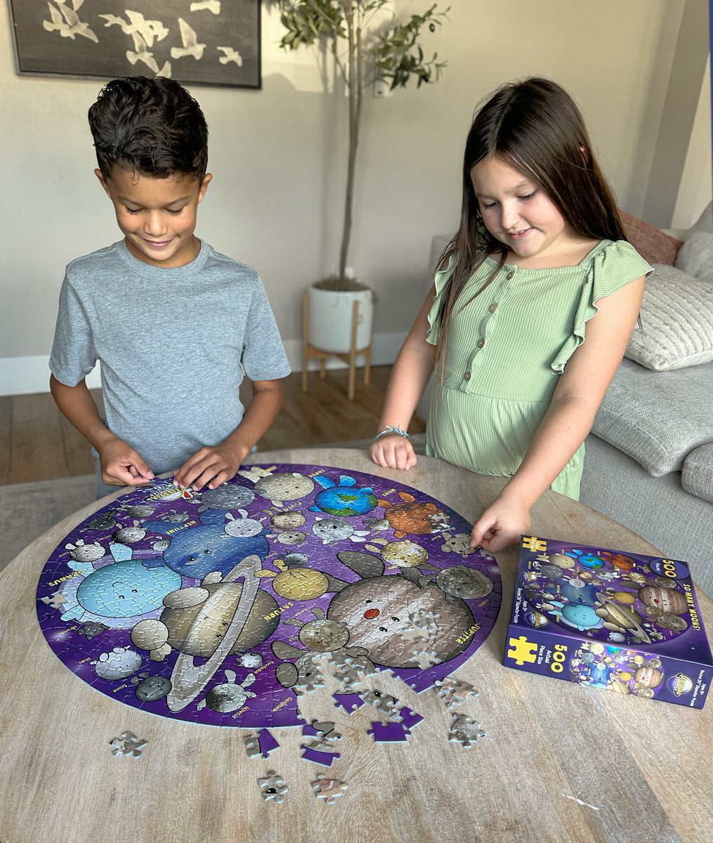 NEW! So Many Moons! 500 Piece Educational Space Puzzle and Poster for ...