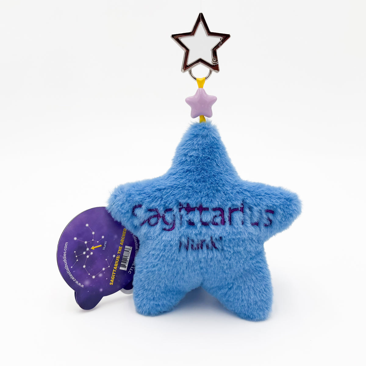 Sagittarius Zodiac Plush Bag Charm | Lucky Stars Nunki