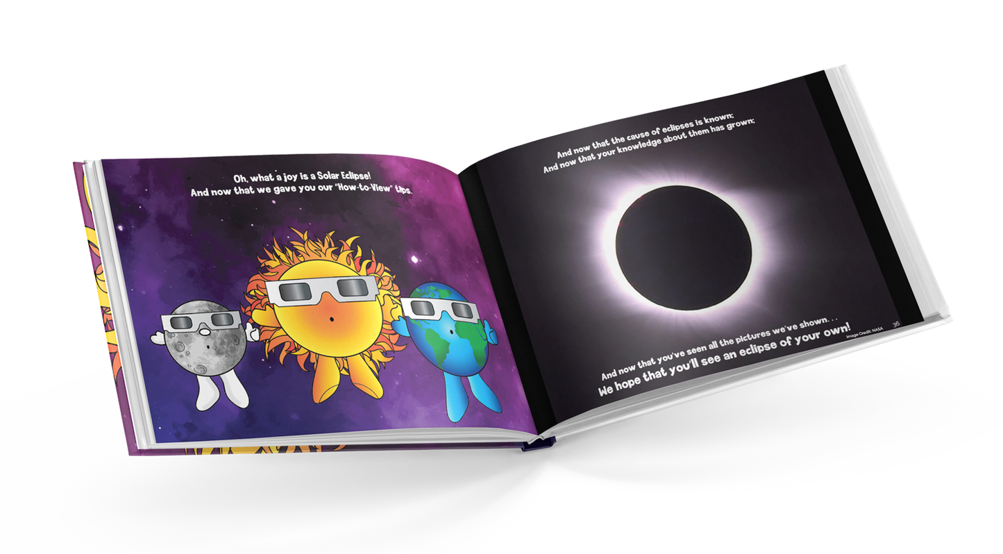solar eclipse book inside page