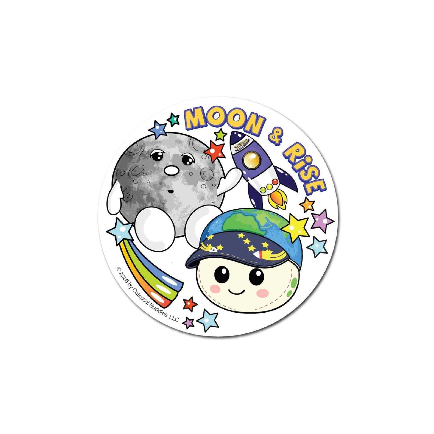 Rise the zero gravity indicator and moon sticker