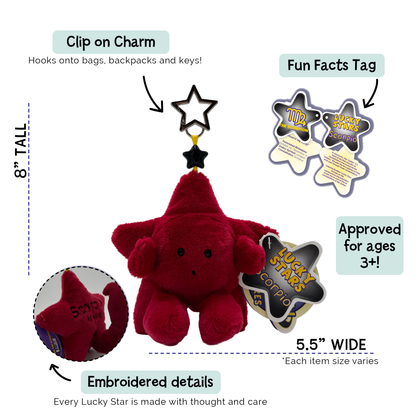 Scorpio Zodiac Plush Bag Charm | Lucky Stars Antares