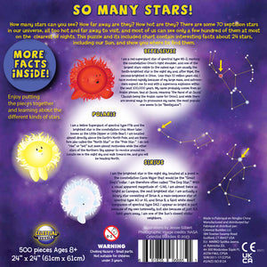 NEW! So Many Stars! 500 Piece Educational Space Puzzle and Poster for Ages 8+