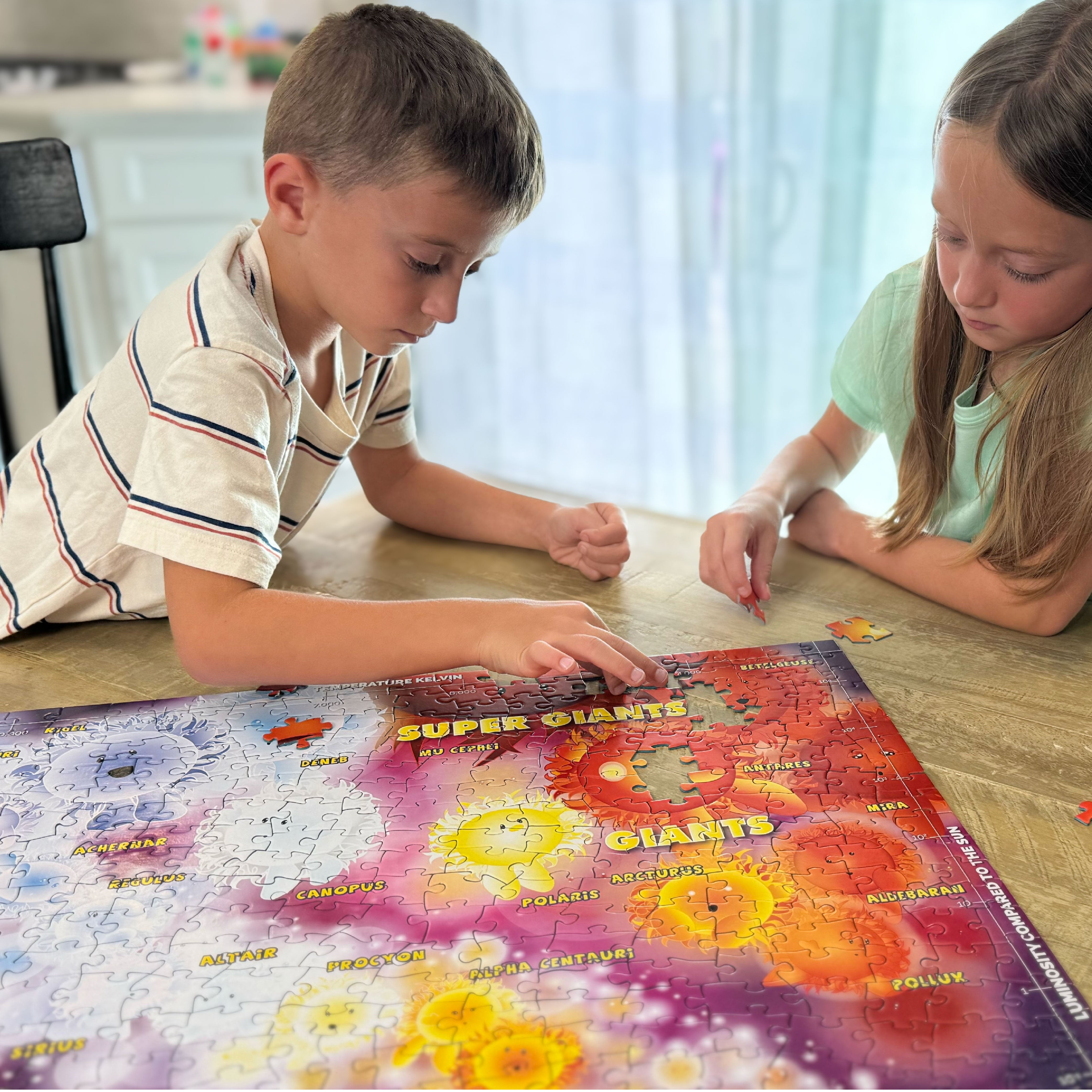 NEW! So Many Stars! 500 Piece Educational Space Puzzle and Poster for Ages 8+