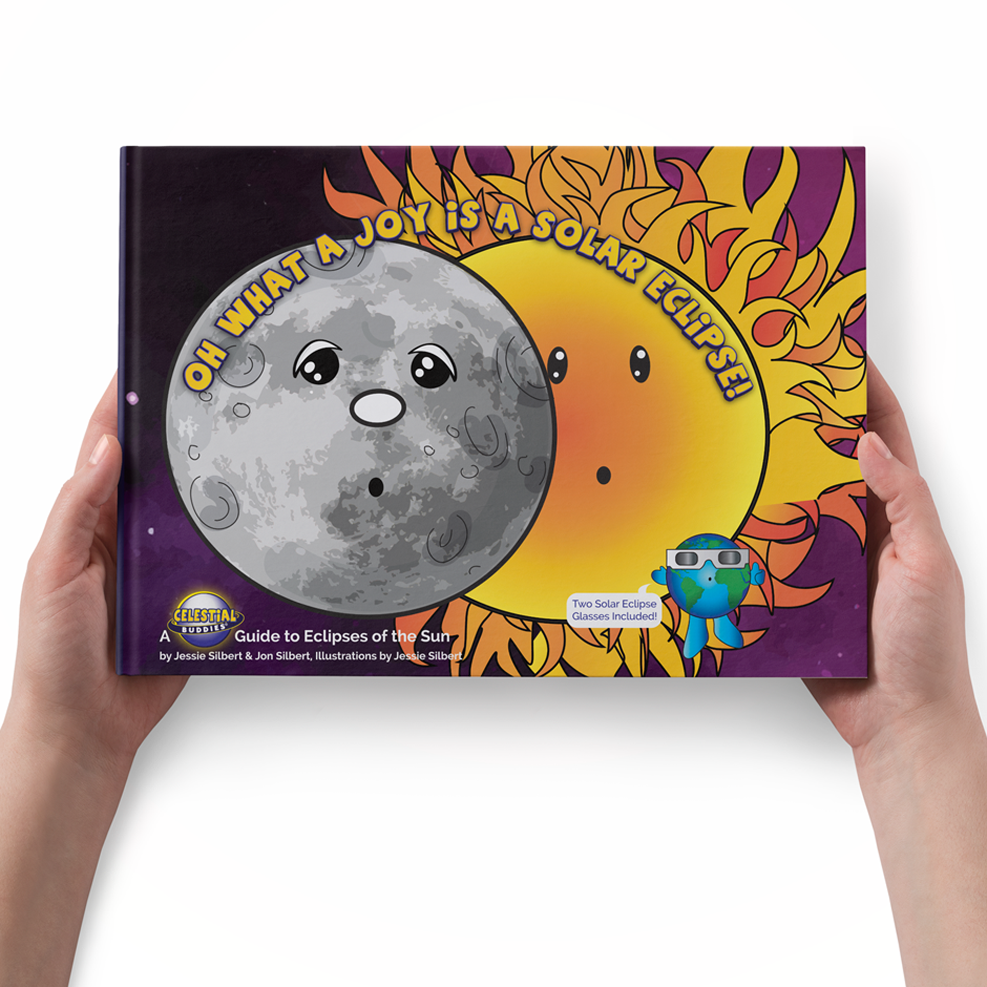 Eclipse book with two safety-tested viewing glasses
